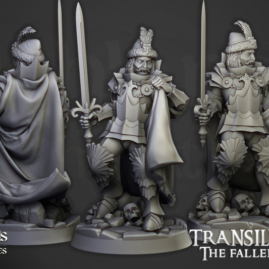 Vlad Valacari the Defiler vampire lord miniature by Highlands Miniatures