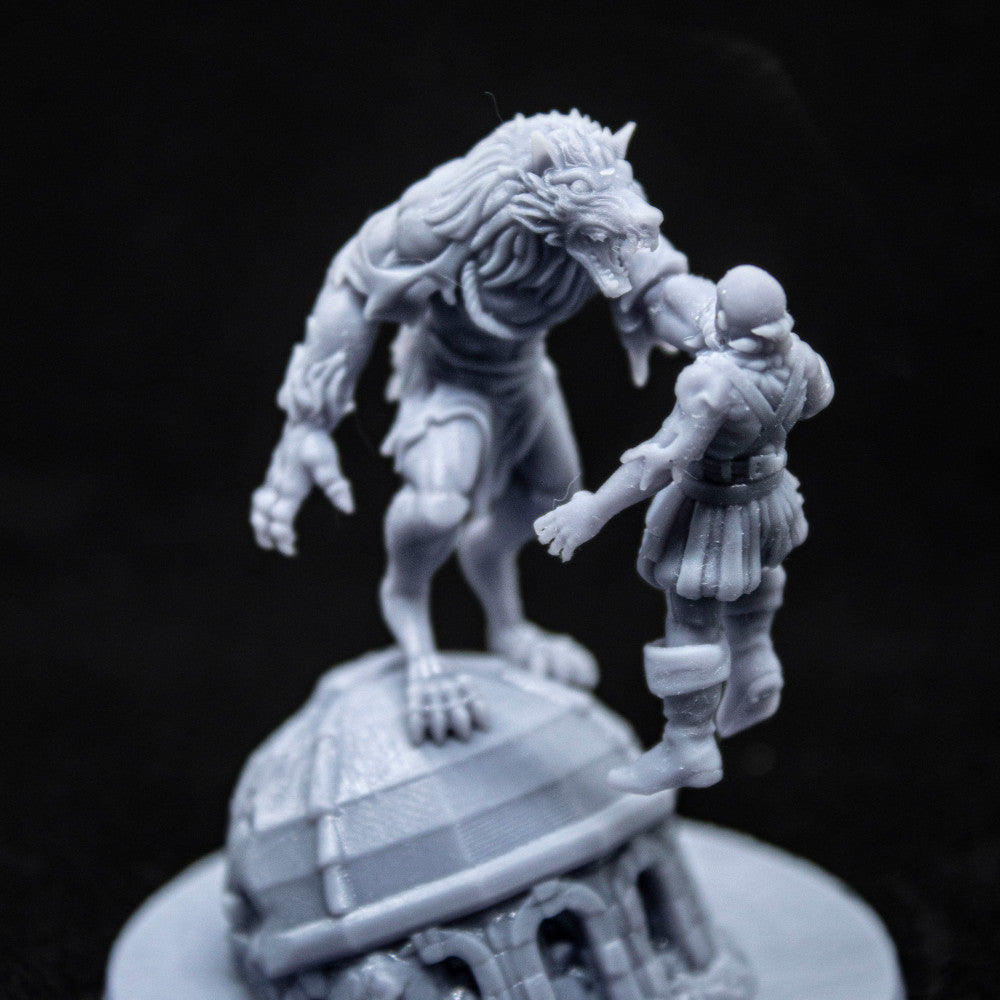 Werewolf beast detail