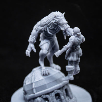 Werewolf beast detail