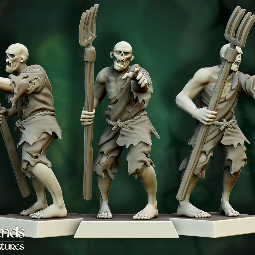 Zombie villager detail