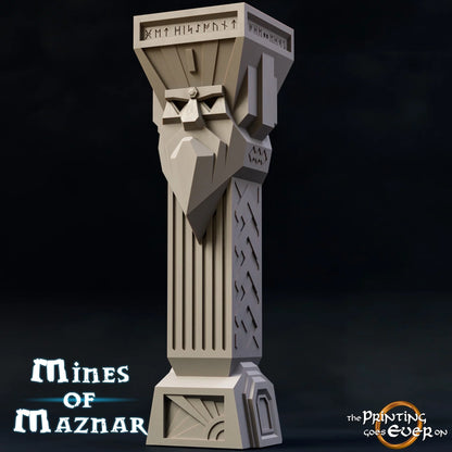 Dwarven Column Bundle | The Mines | Mines of Maznar |  MESBG | The Printing Goes Ever On