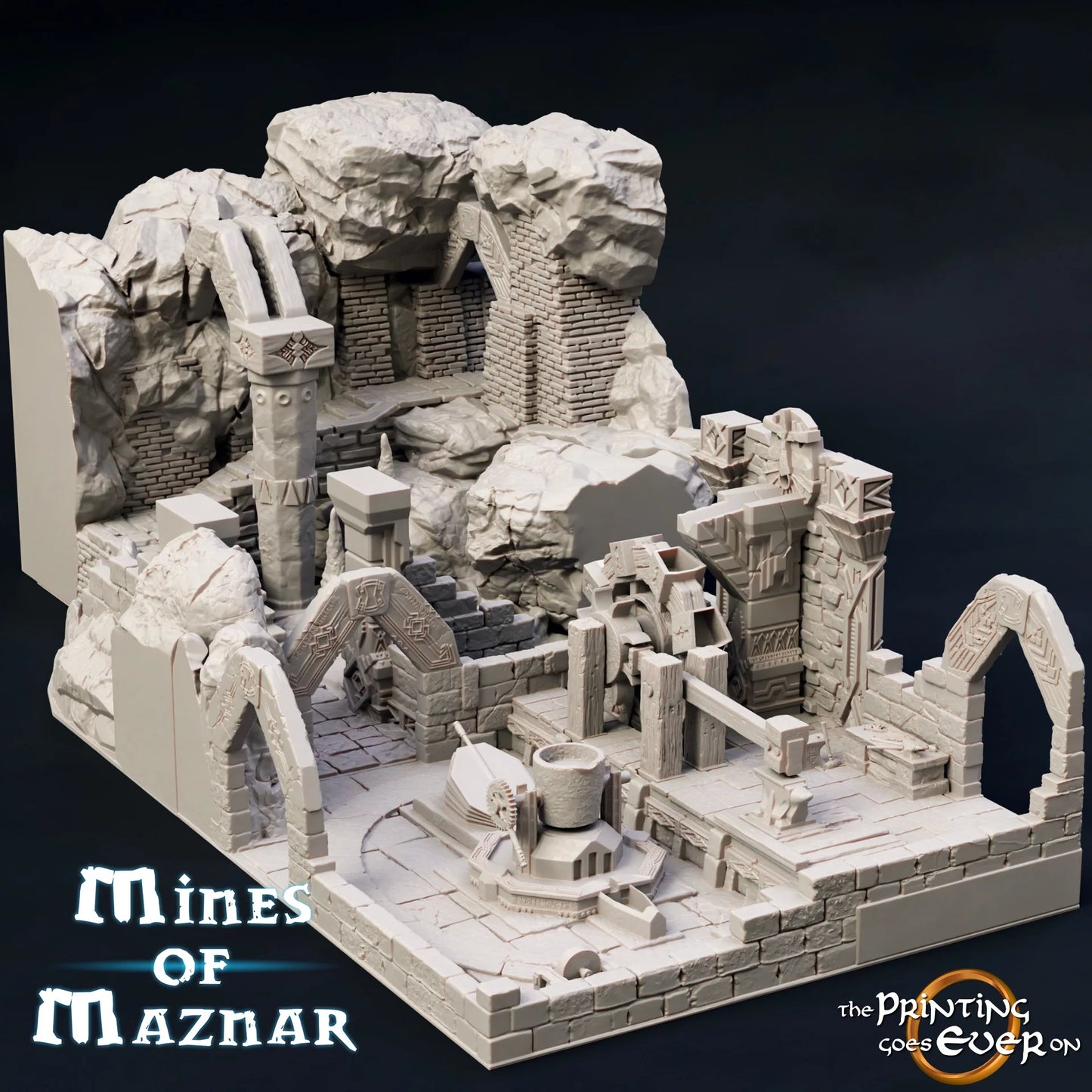 Dwarven Forge | Mines of Maznar | MESBG | The Printing Goes Ever On