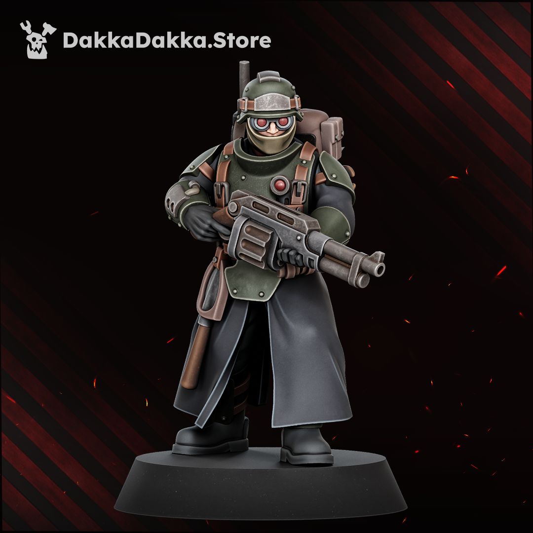 Doomsday Corps of Engineers painted trooper charging
