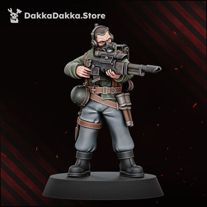 Doomsday Veterans Brigade painted trooper firing