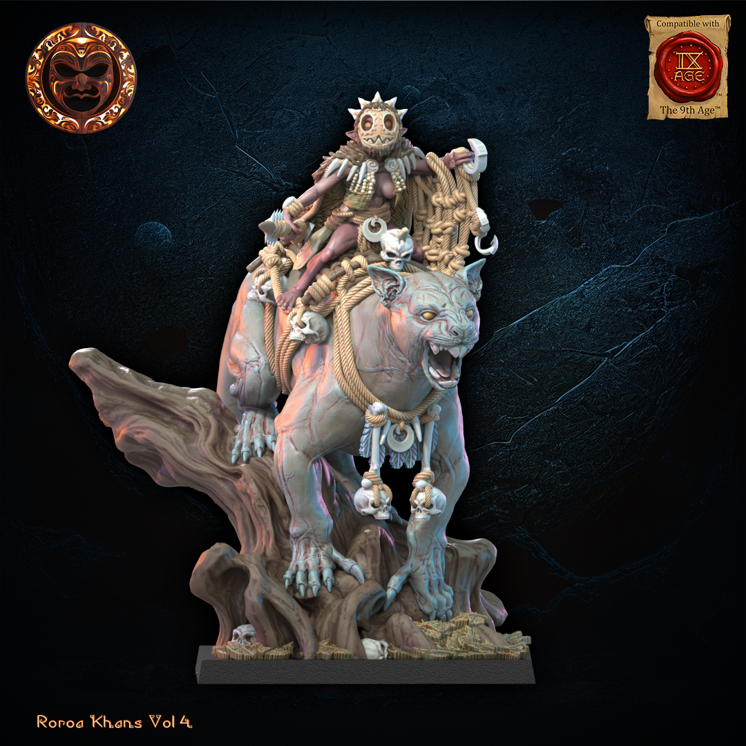Yarablin Trapper Heroine | Roroa Khans | Lost Kingdom Miniatures