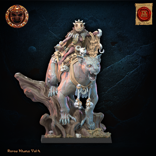 Yarablin Trapper Heroine | Roroa Khans | Lost Kingdom Miniatures