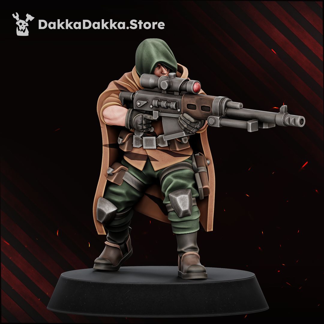 Alcat Rats Veterans Brigade painted trooper aiming