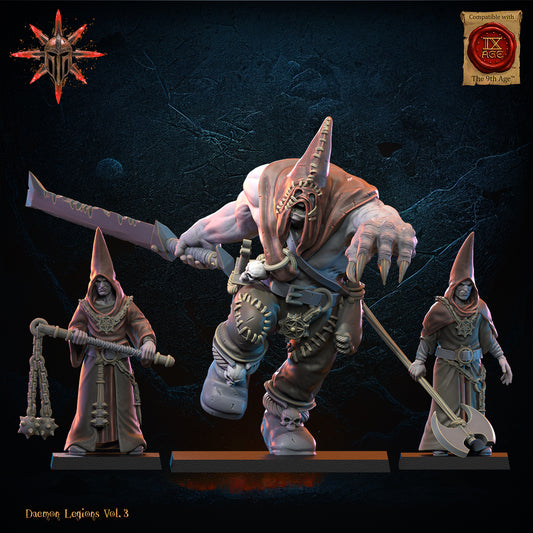 Blessed 1 & Archicultists | Demon Legions | Lost Kingdom Miniatures