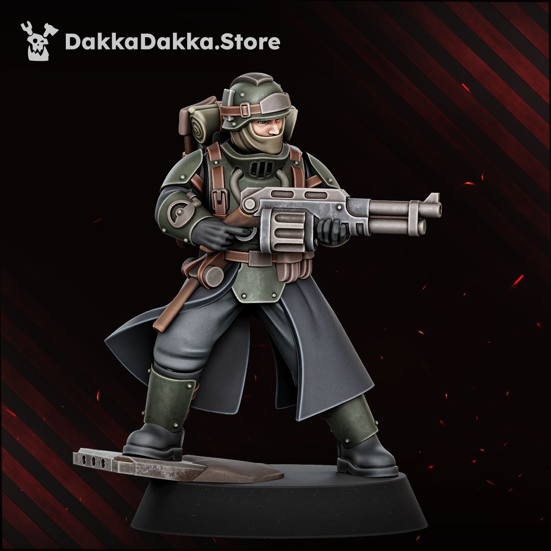 Doomsday Corps of Engineers painted trooper at the ready