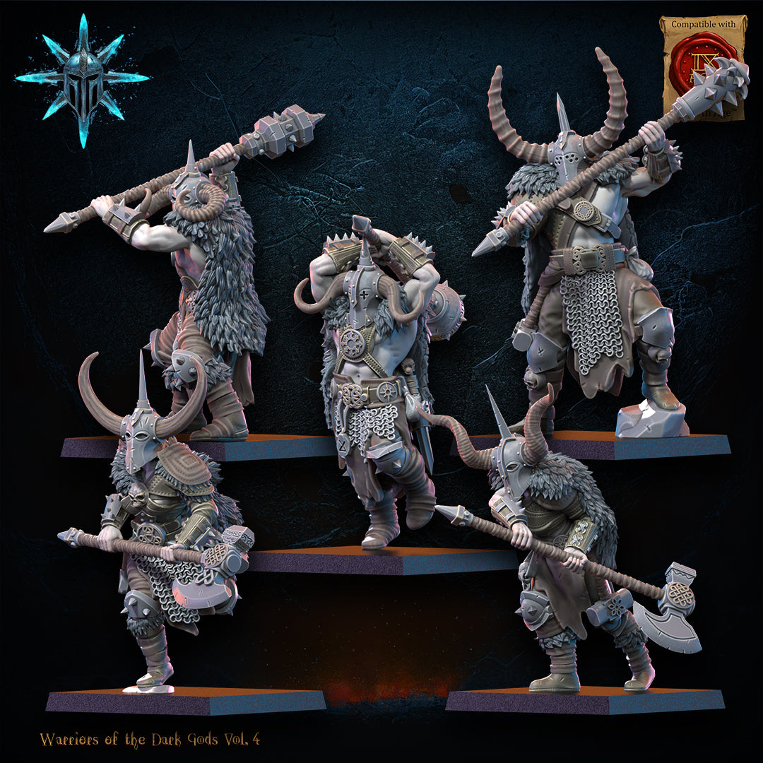 Heavy Weapon Barbarian Regiment | Warriors of the Dark Gods | Lost Kingdom Miniatures