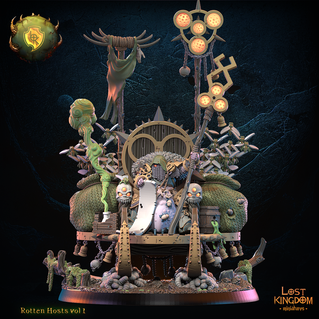 Klous - The Rotten Gift Bringer | Rotten Hosts | Lost Kingdom Miniatures | Kings of War | Tabletop