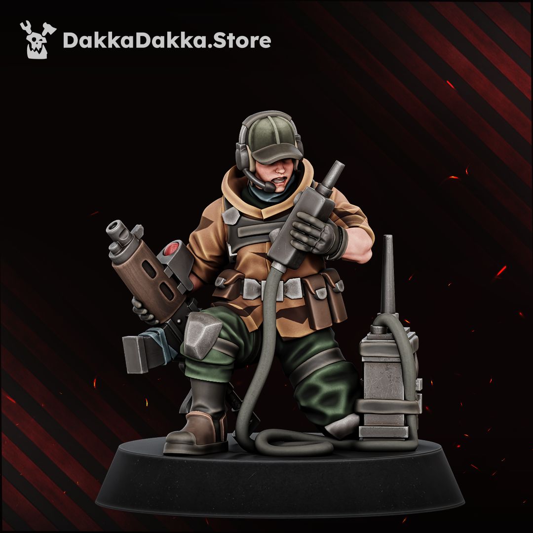 Alcat Rats Veterans Brigade painted trooper standing