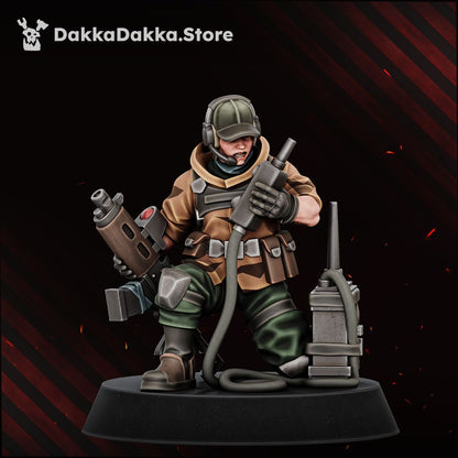 Alcat Rats Veterans Brigade painted trooper standing