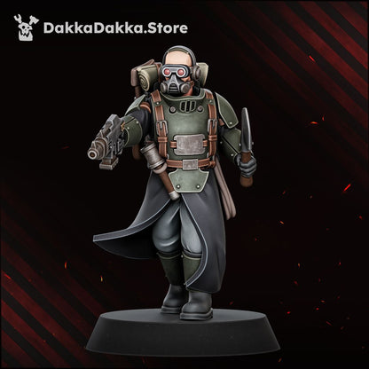 Doomsday Corps of Engineers painted trooper on patrol