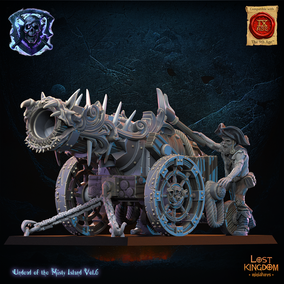 Abyssal Cannon | Undead of Misty Island | Lost Kingdom Miniatures