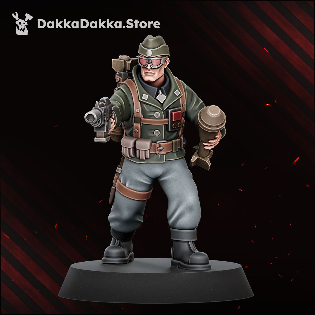 Doomsday Veterans Brigade painted trooper standing