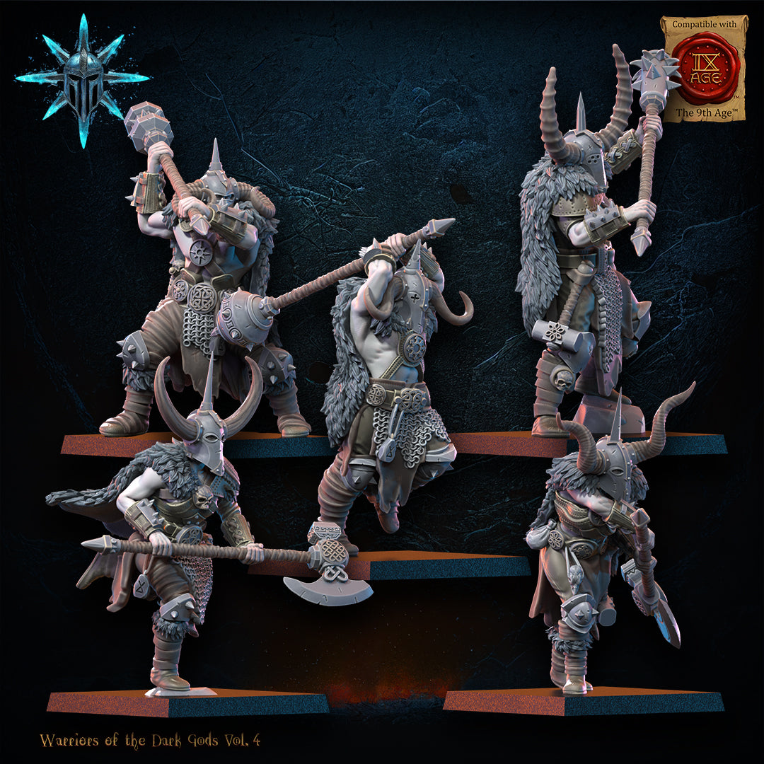 Heavy Weapon Barbarian Regiment | Warriors of the Dark Gods | Lost Kingdom Miniatures