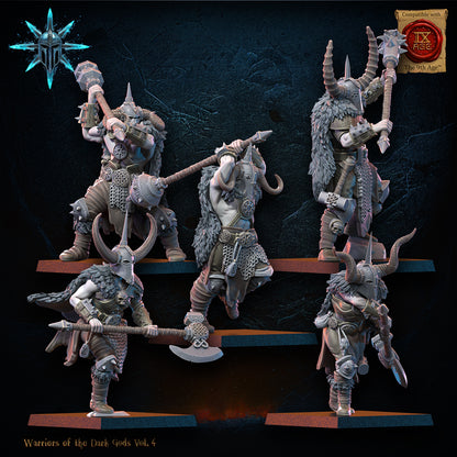Heavy Weapon Barbarian Regiment | Warriors of the Dark Gods | Lost Kingdom Miniatures