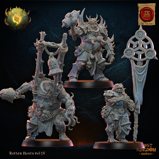 Spoiled Forsaken Command Group | Rotten Hosts | Lost Kingdom Miniatures