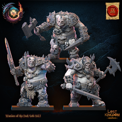 Forsworn Ogres | Warriors of the Dark Gods (Unaligned) | Lost Kingdom Miniatures