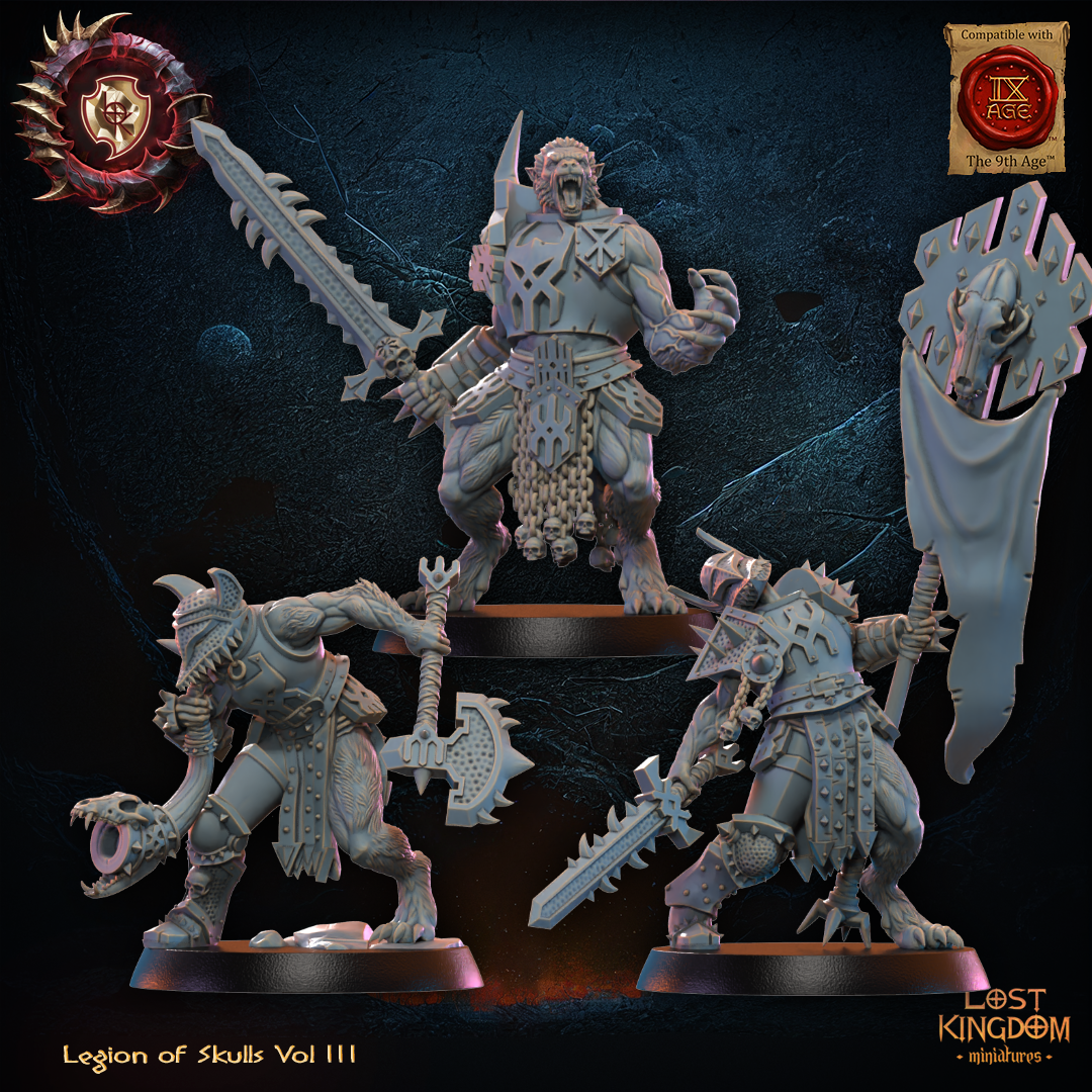 Bloodfang Lycans | Legion of Skulls | Lost Kingdom Miniatures