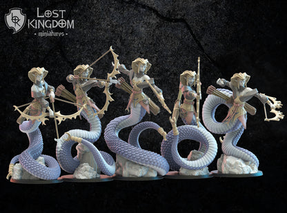 Naga Yumi Regiment | Night Elves / Dark Elves | Lost Kingdom Miniatures | Tabletop Gaming | Pathfinder