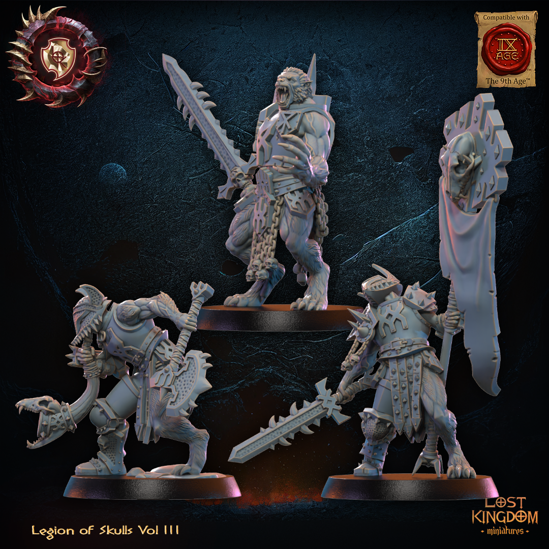 Bloodfang Lycans | Legion of Skulls | Lost Kingdom Miniatures