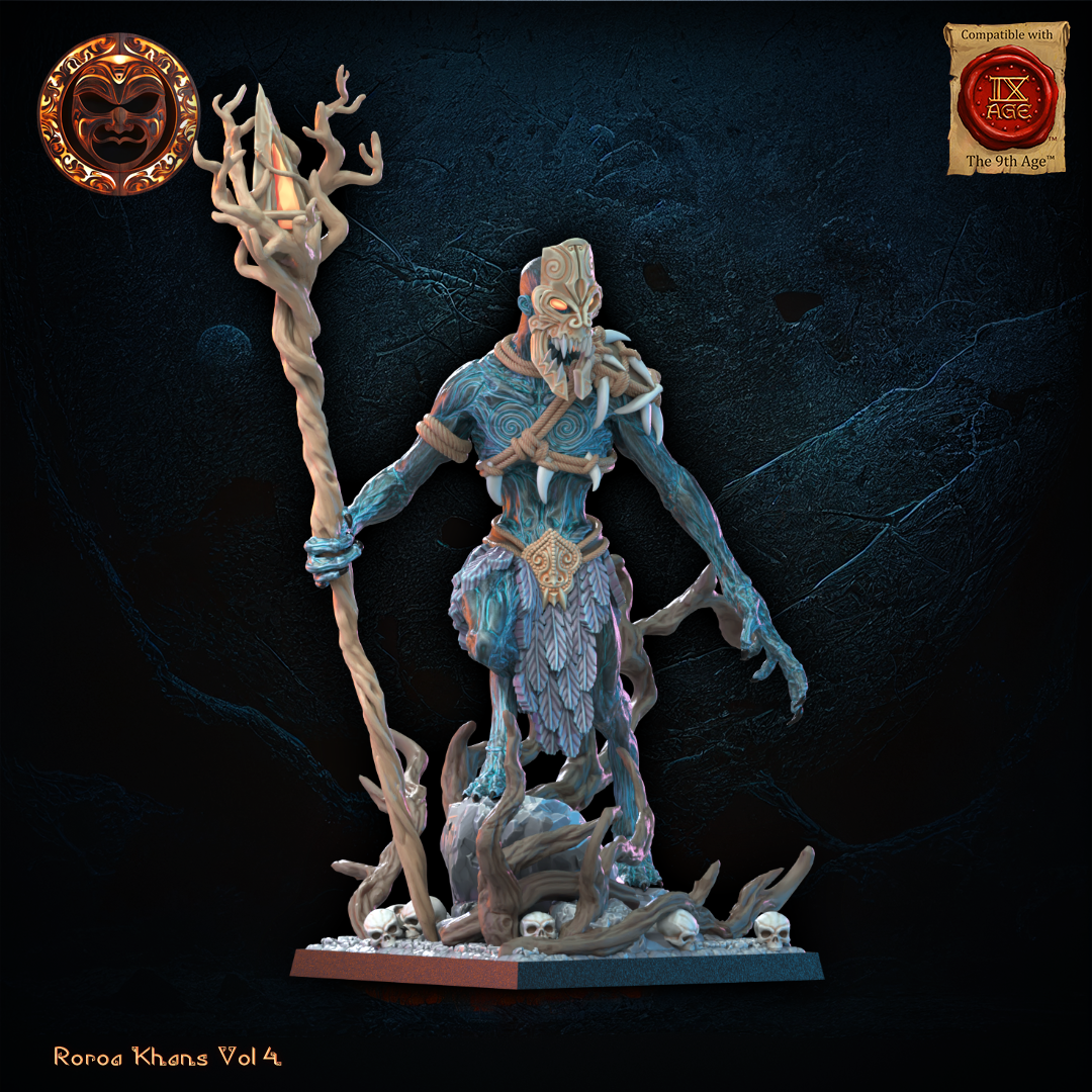 The Guardian of Wairua | Roroa Khans | Lost Kingdom Miniatures