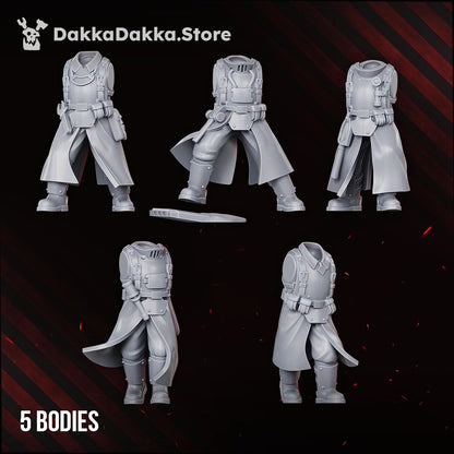 Doomsday Corps of Engineers resin build kit parts, 28-32mm Astra Militarum proxy