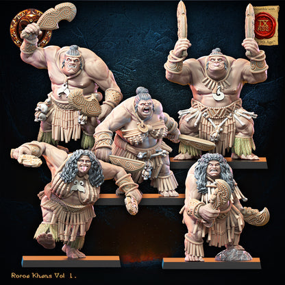 Roroa Unit | Roroa Khans | Lost Kingdom Miniatures