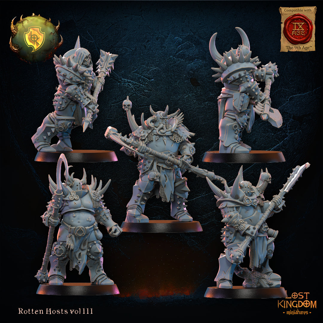 Rotten Hosts Warriors | Rotten Hosts | Lost Kingdom Miniatures