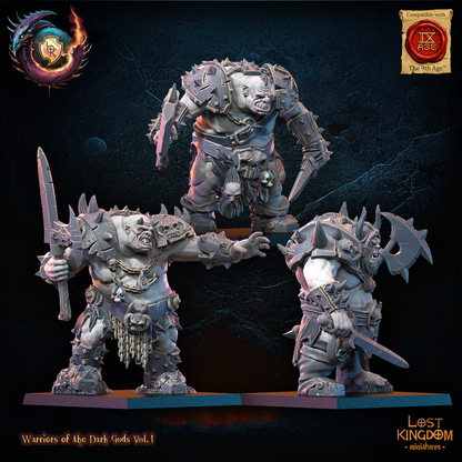 Forsworn Ogres | Warriors of the Dark Gods (Unaligned) | Lost Kingdom Miniatures