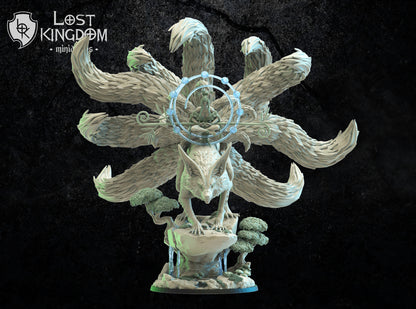 Archdruid Hanako on Kistune | Mori / Wood Elves | Lost Kingdom Miniatures
