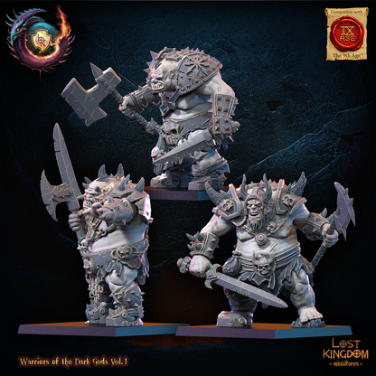 Forsworn Ogres | Warriors of the Dark Gods (Unaligned) | Lost Kingdom Miniatures