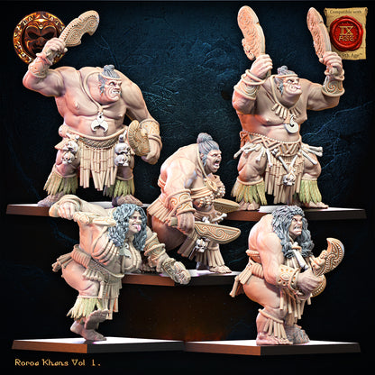 Roroa Unit | Roroa Khans | Lost Kingdom Miniatures