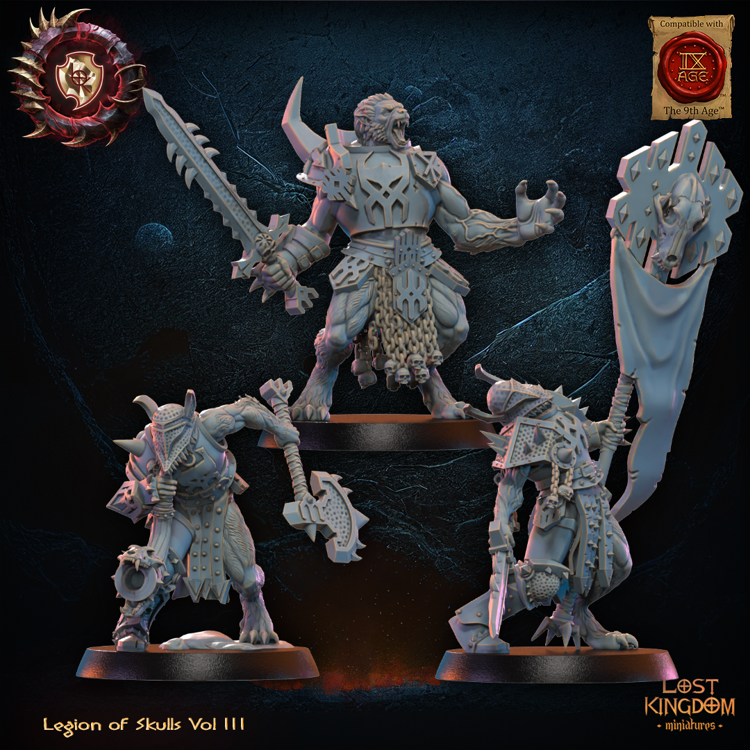 Bloodfang Lycans | Legion of Skulls | Lost Kingdom Miniatures