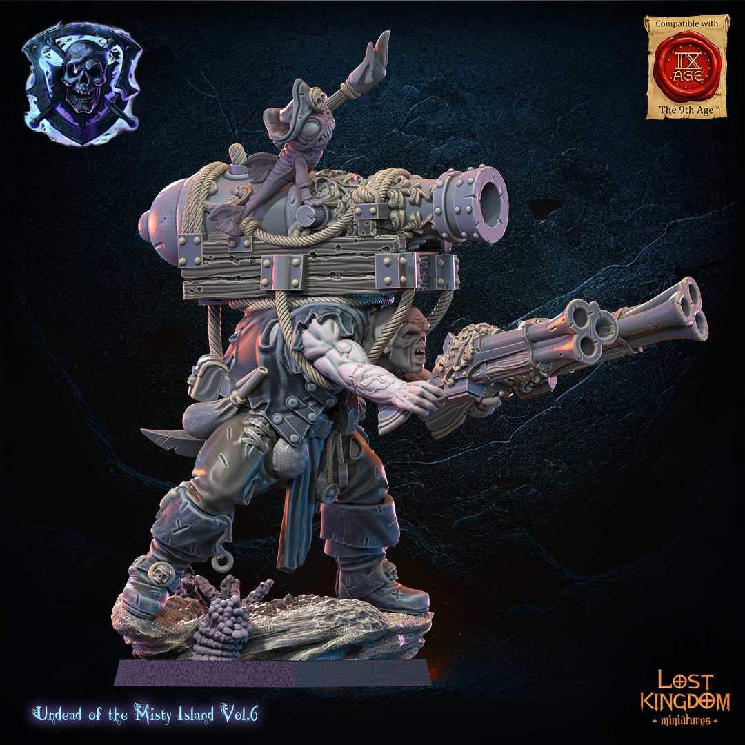 Wigor “The Bomber” Acheron | Undead of Misty Island | Lost Kingdom Miniatures