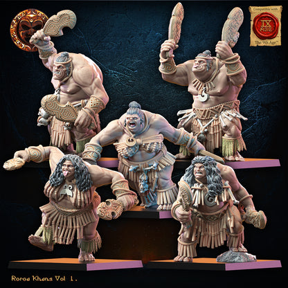 Roroa Unit | Roroa Khans | Lost Kingdom Miniatures