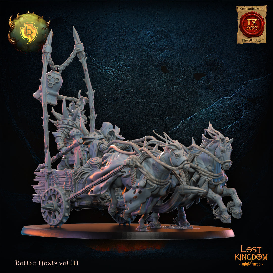 Rotten Hosts Chariot | Rotten Hosts | Lost Kingdom Miniatures
