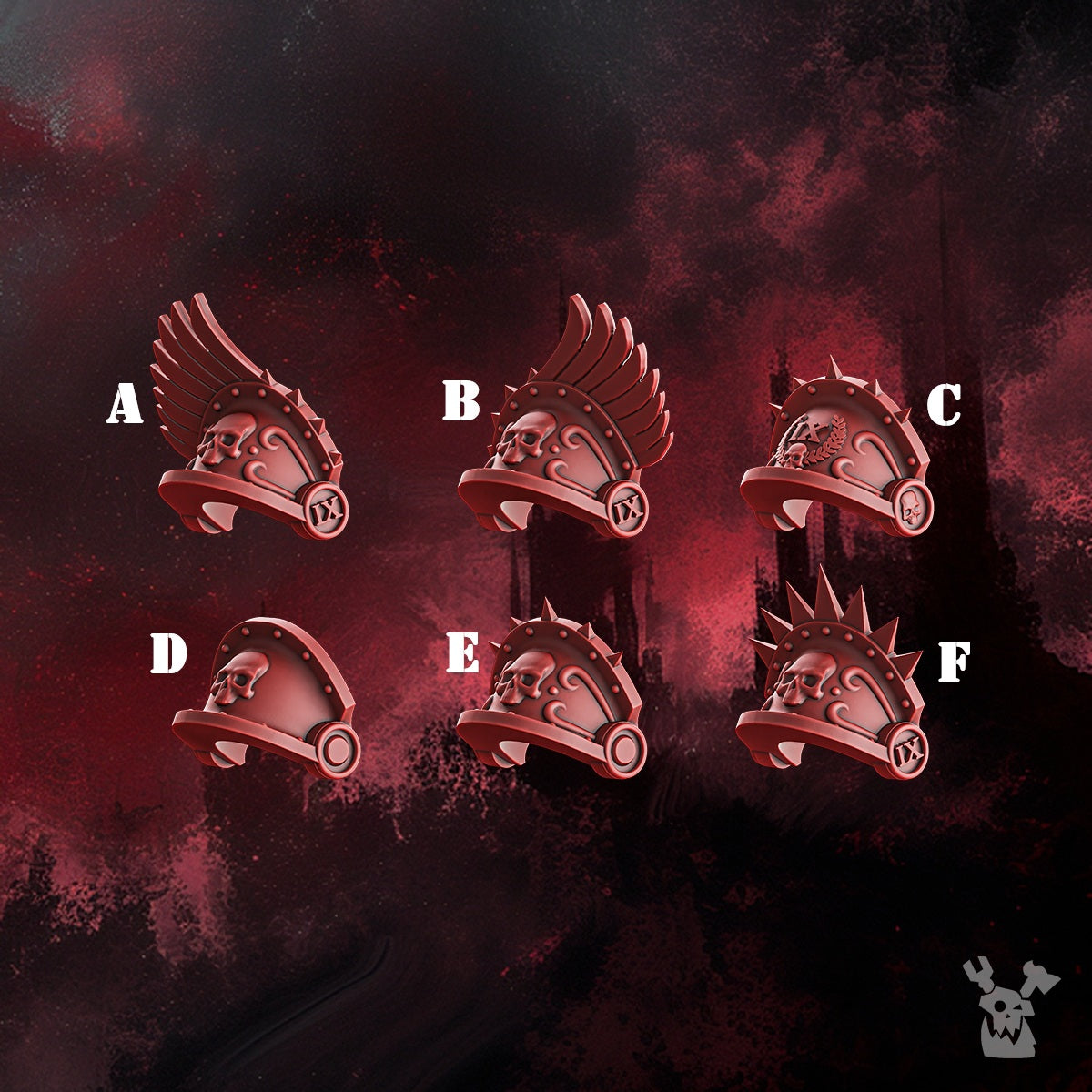 Bits - Shoulder Pads | Crimson Wings | Dakka Dakka