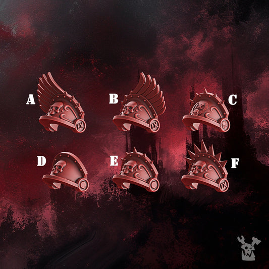 Bits - Shoulder Pads | Crimson Wings | Dakka Dakka