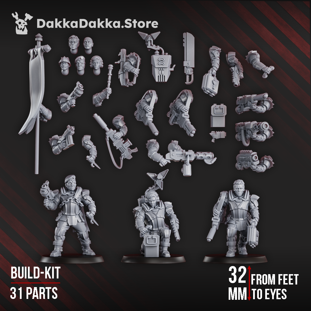 Bits – Phaeton Special Forces Masters Squad – Modular Infantry Build Kit