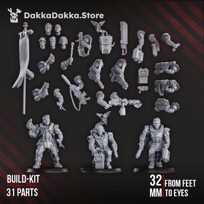 Bits – Phaeton Special Forces Masters Squad – Modular Infantry Build Kit