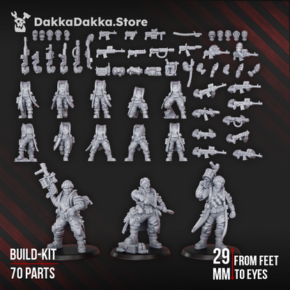 Bits - The Alcat Rats Infantry Squad