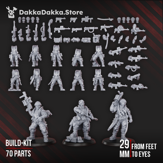 Bits - The Alcat Rats Infantry Squad