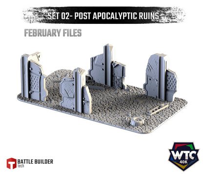 WTC Compatible Post-Apocalyptic Scatter | Scatter Terrain | Txarli Factory   | Table Top Gaming