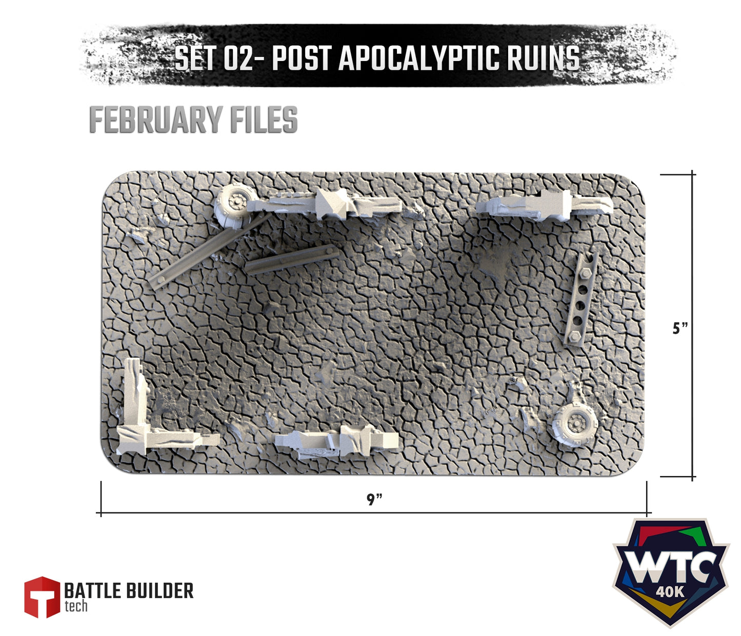 WTC Compatible Post-Apocalyptic Scatter | Scatter Terrain | Txarli Factory   | Table Top Gaming