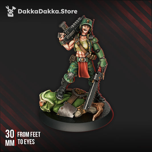 Ork Slayers Commander | Imperial Humans | DakkaDakka.Store
