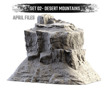 Desert Mountains | Scatter Terrain | Txarli Factory