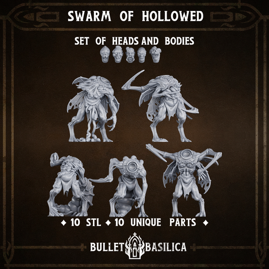 Swarm of Hollowed Body & Head | Temple of the Dead God |  Bullet Basilica